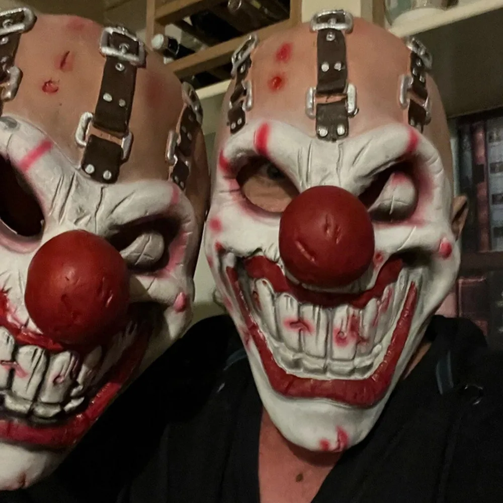 Art the Mask Schwarze Nase Gruselige Zombie-Masken Halloween-Kostüm Cosplay-Requisiten für Erwachsene – Detail 1