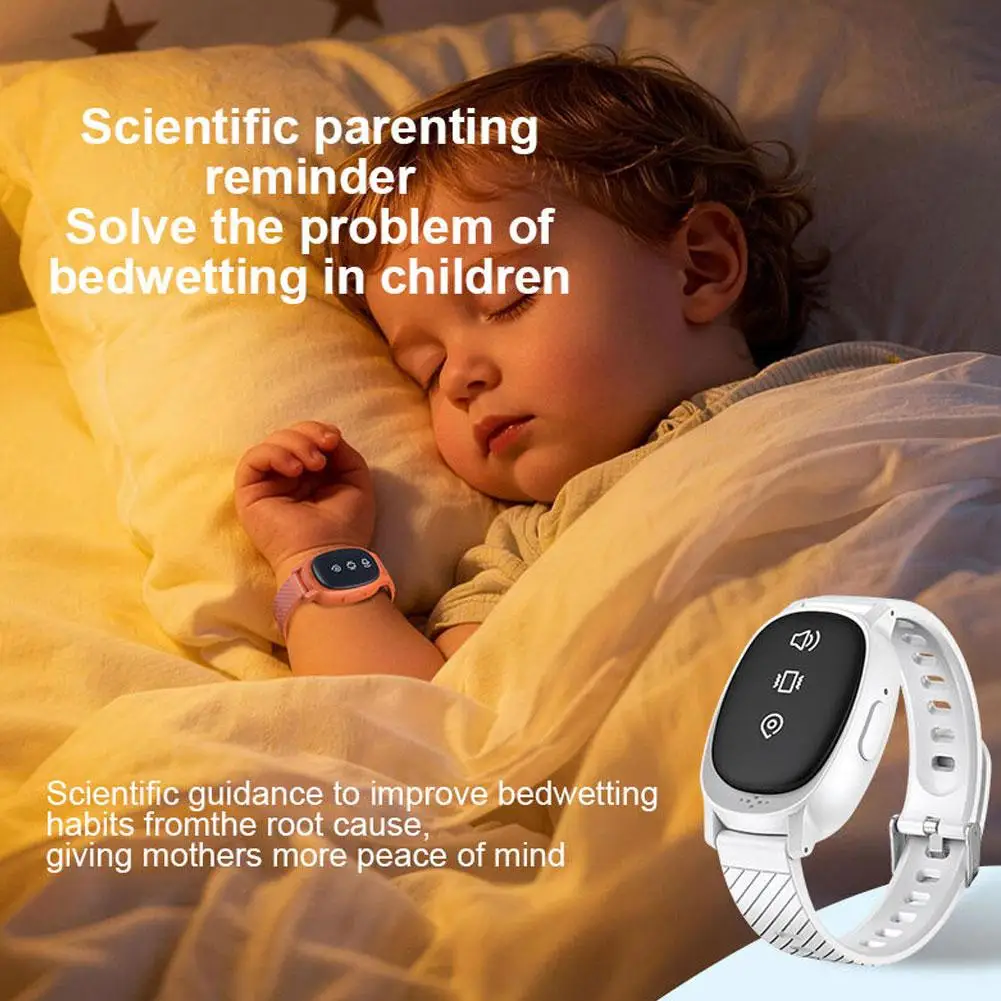 Portable Kids Bedwetting Alarm Wireless USB Rechargeable Wearable Vibration Reminder For Children Potty Training Elderly Baby view 3