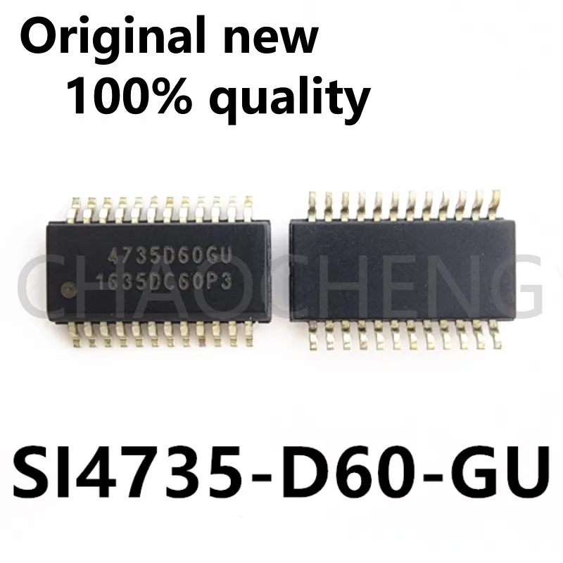 (1pcs)100% New 4735D60GU SI4735-D60-GU SI4735-D60-GUR ssop-24 Chipset