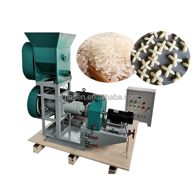 Different shape corn snacks making machine corn rice puffing machine on sale