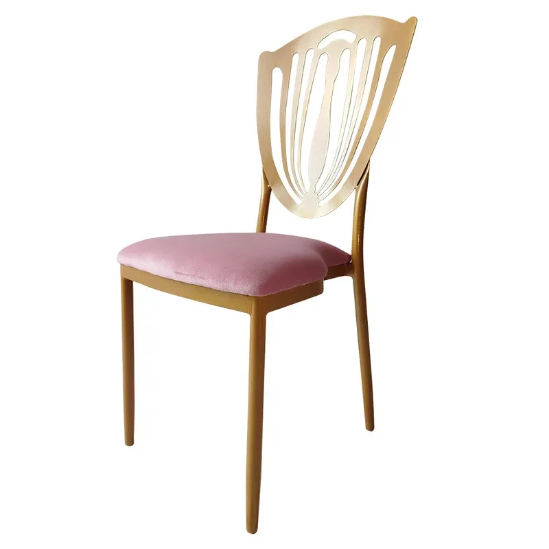 Outdoor PP Lawn Wedding Metal Chair Creative Bamboo Chair for Hotel Banquet Leisure Use Manufacturers Wholesale