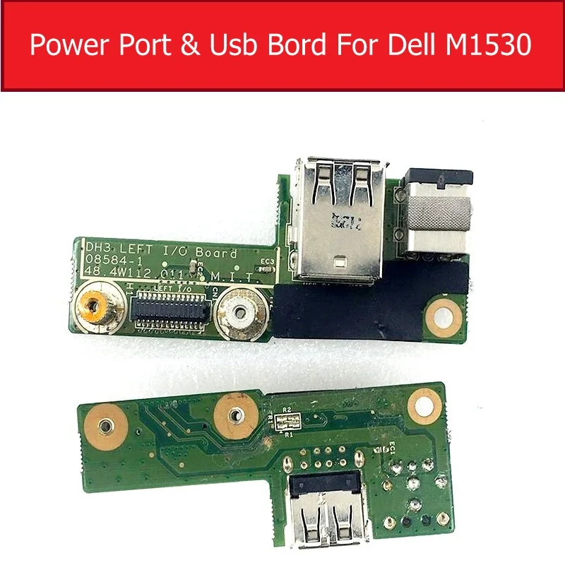 

Power Charging USB Jack Port Board For Dell M1530 48.4W112.011 USB Charger Connector Flex Cable Replacement Repair Parts