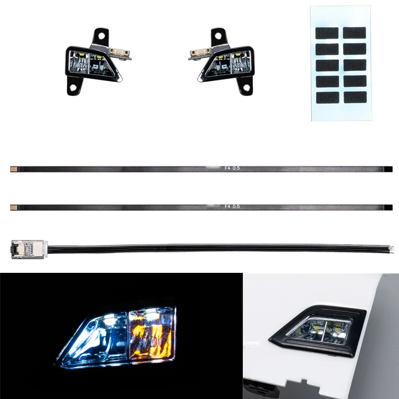 1:14e Schaal Daklicht Verlichting Uitbreidingskaart voor Tamiya RC Truck SCANIA 770S R620 VOLVO Benz Arocs MAN TGX Auto