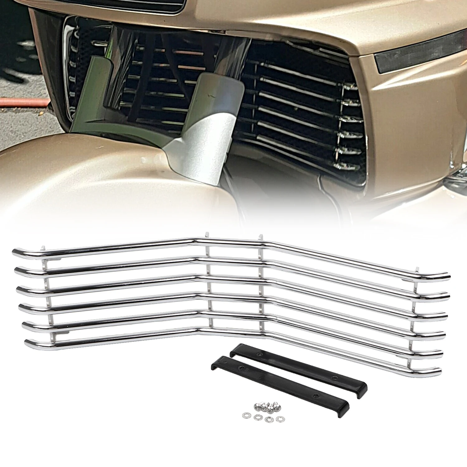 

Хромированная трубчатая решетка радиатора для мотоциклов Honda Goldwing GL1500 GL1500SE GL1500I GL1500A 1988-2000 гг.