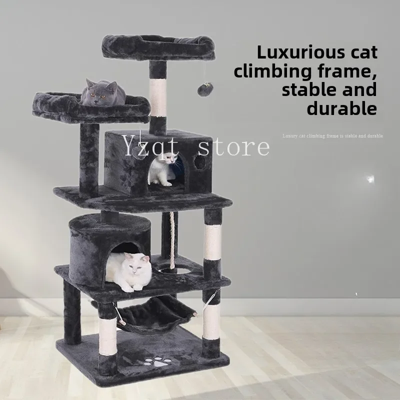 

Luxury cat scratching column large multi-layer cat jumping platform four-season universal cat supplies