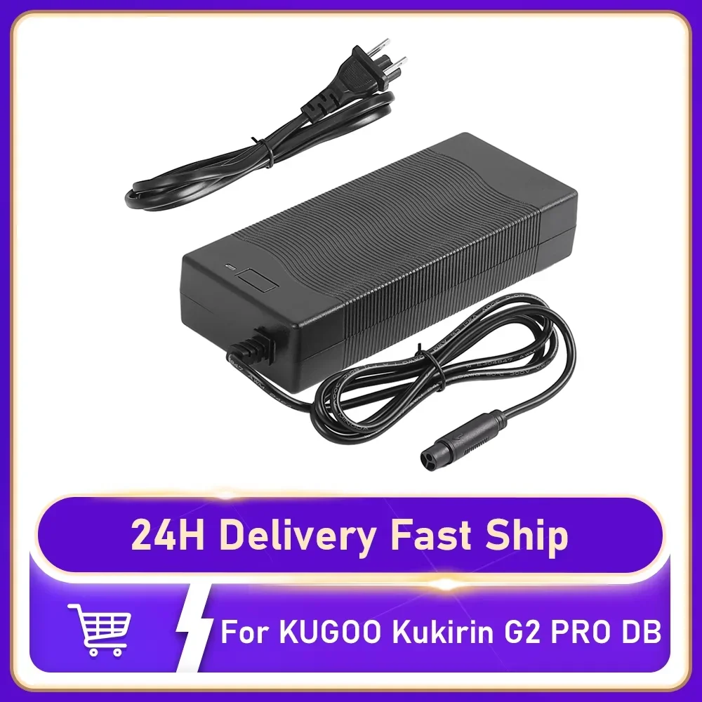 

54.6V 2A Battery Charger for KUGOO Kukirin G2 PRO DB Electric Scooter EU US Plug Charger Accessories Parts