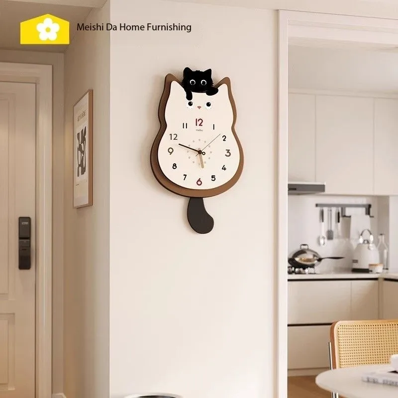 

Home & Garden Mercerda Wall Clock Cream Style Clock Wall Clock Living Room 2025 New Creative Simple Home Modern Clock Wall Clock