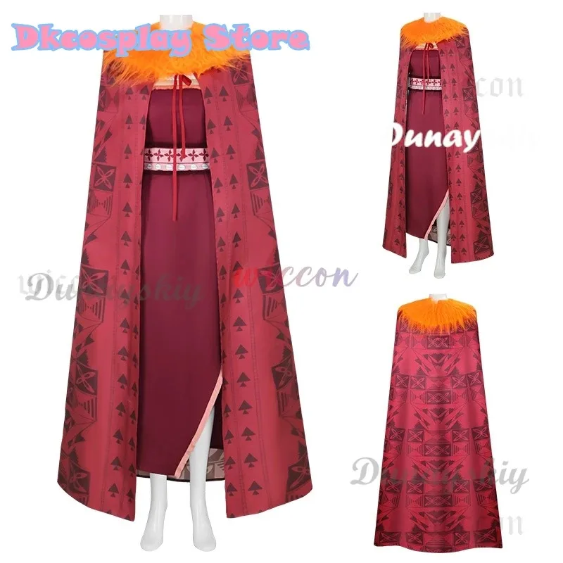 Villain Matangi Costume Cosplay Film Gioco di ruolo Mantello Abito Cintura Abbigliamento per adulti Vestito Halloween Carnevale Festa Donna Abito femminile