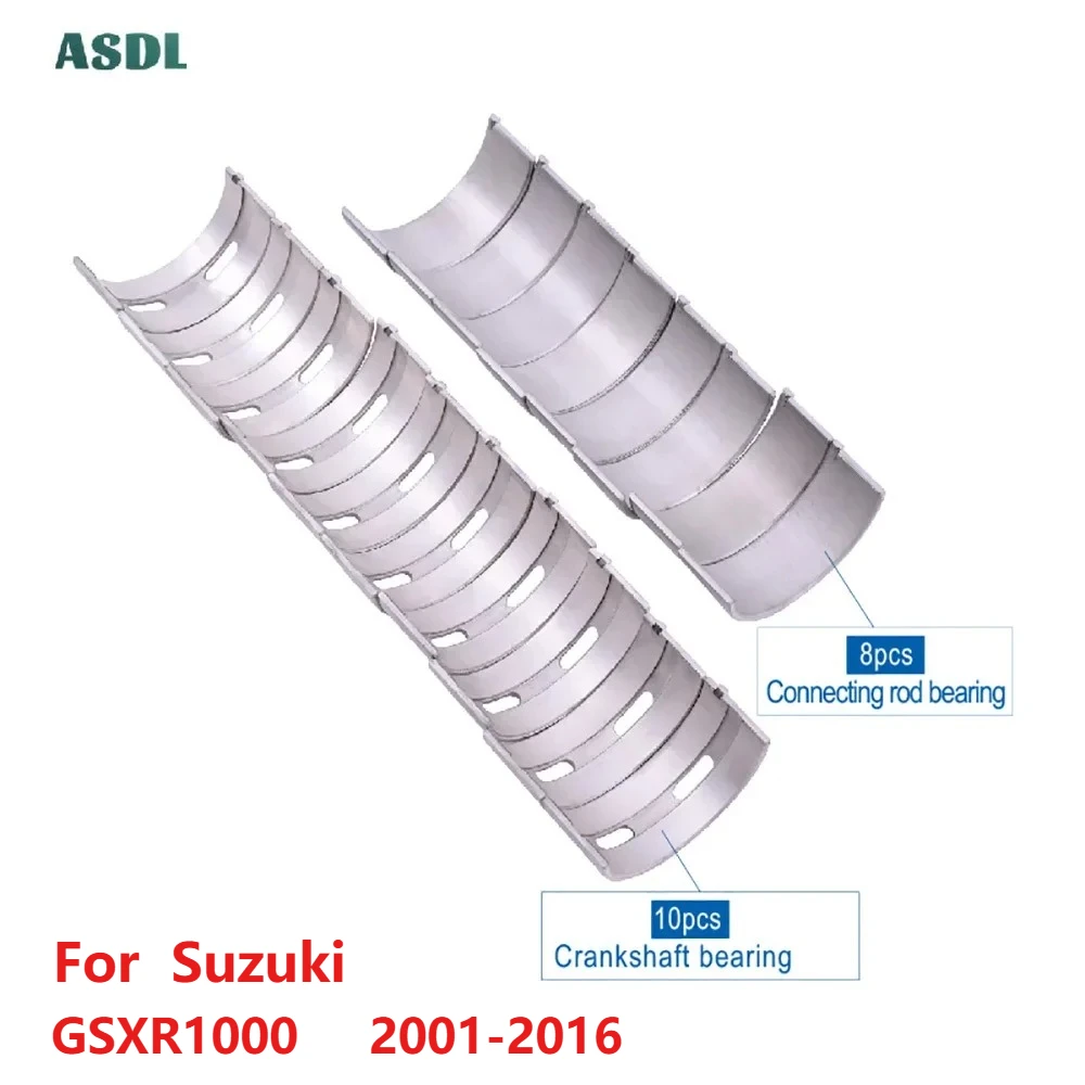 

STD 35mm Con Rod Connecting Rod & Crankshaft Main Bearing Set For Suzuki GSXR1000 GSX-R1000 GSXR1000 GSX-R 1000 2001-2016 2015
