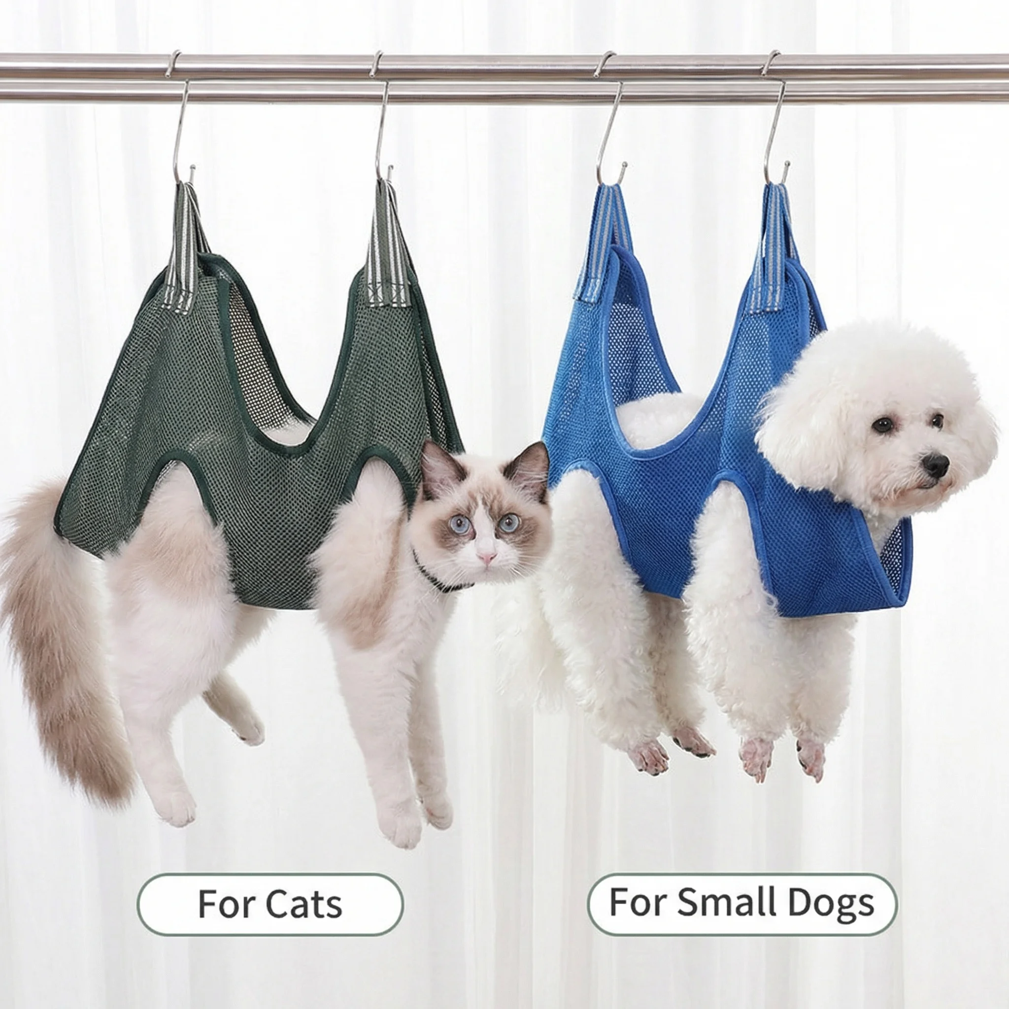 Cats Grooming Hammock Cat Dog Nail Trimming Restraint Bag Anti