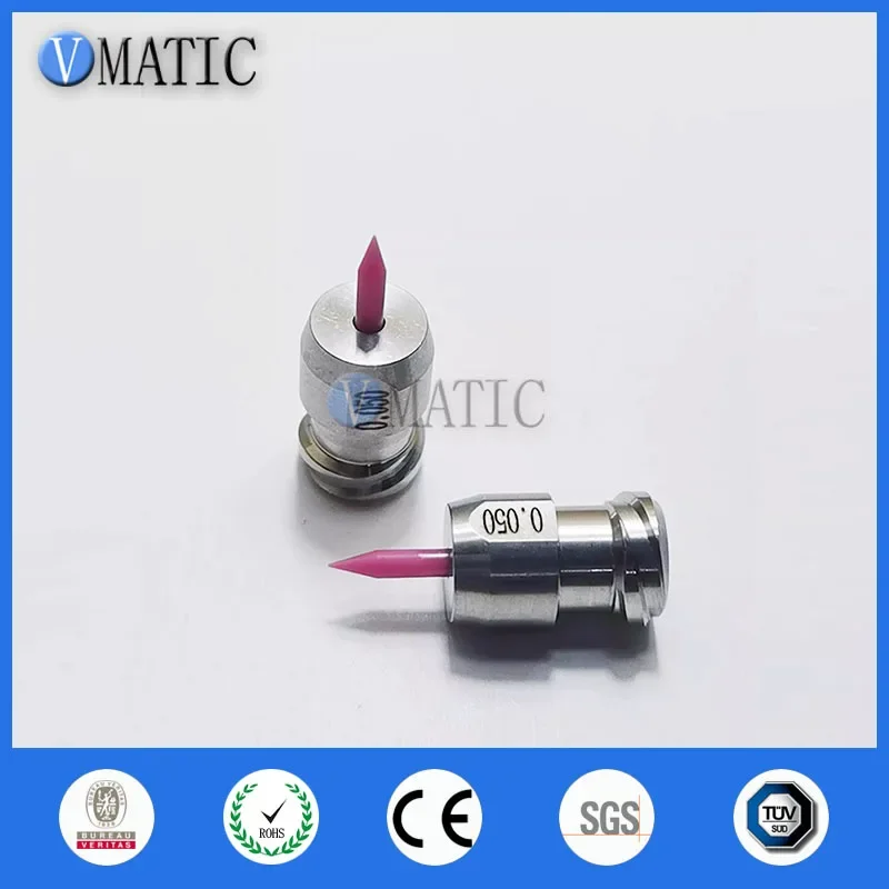 Free Shipping Ruby High-Precision Dispensing Needle Tip Inner 0.05 mm & Outer 0.1 mm