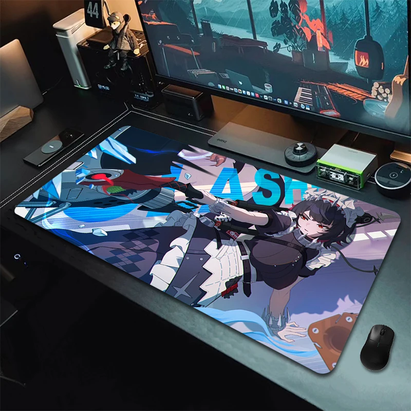 Game Professional Computer Mouse Pad Zenless Zone Zero Gaming Mousepad Anime Large Locking Edge Mouse Mat Pc Gamer Accessories