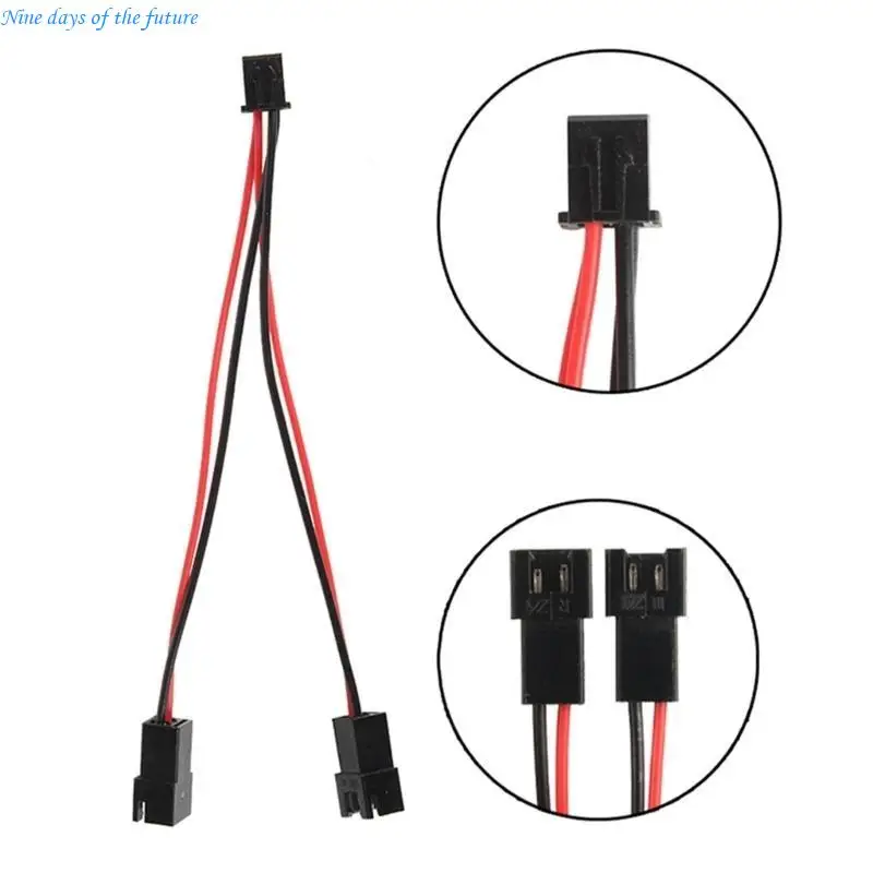2pcs JST XH 2,54mm 2 Pin Connecteurs Câble pour mini périphériques télécommande E65A