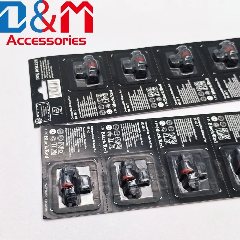 20PCS 500PCS 1000PCS Black/Red IR40T IR-40T Ink Roller Compatible Printer Ribbon for casio FR 2550 2500 HR100 HR150 HR7 HR8 HR16