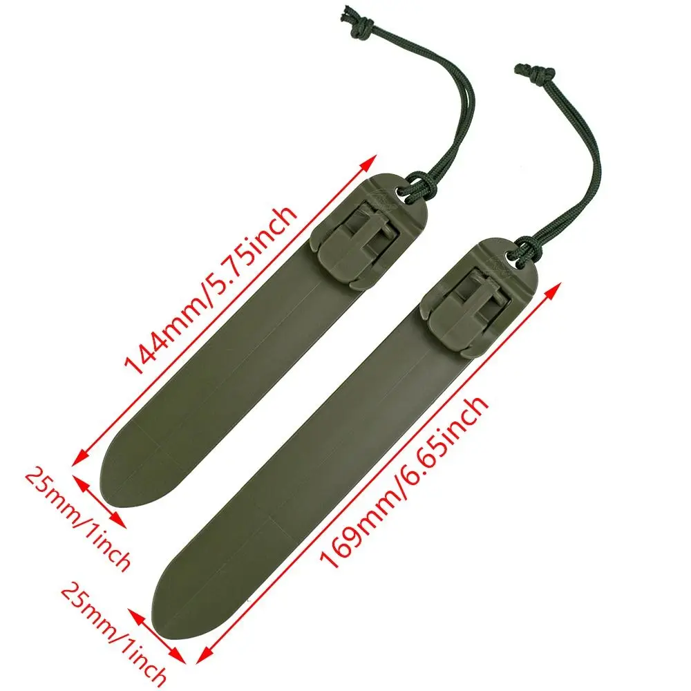 Quick Release Tactical Molle Stick New 144mm/169mm 3 Colors Acetal Polymer Outdoor Tactical Insert Outdoor Tool