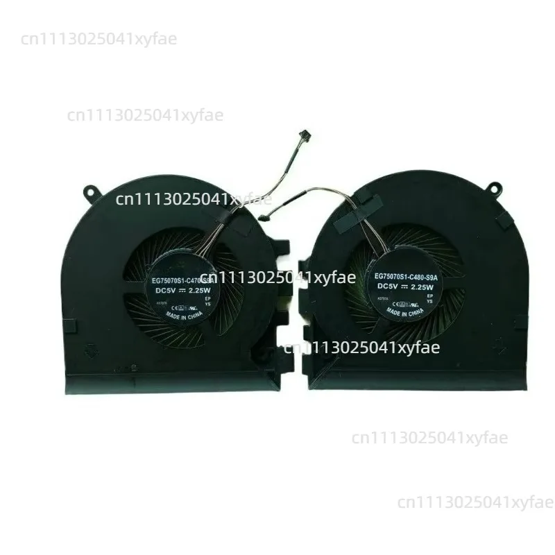 Laptop Cooler Fan Replacement, Compatible with Blade Pro17 RZ09-0287 RZ09-0329 EG75070S1-C470 C480 CF11-S9A
