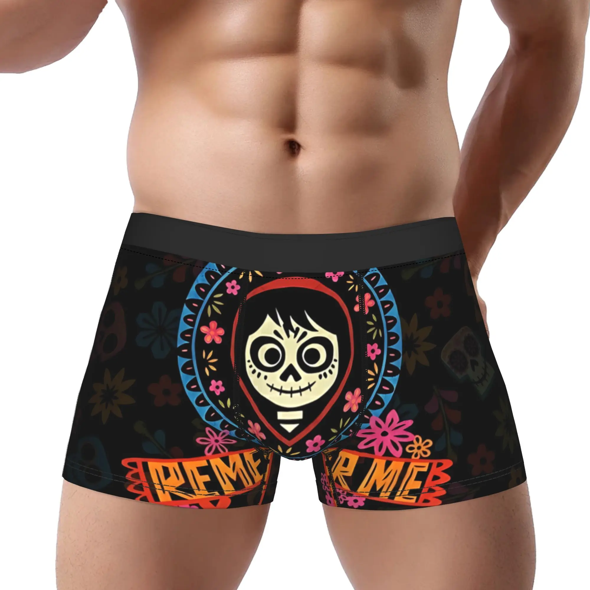 

adults 18 plus boxers Coco music dreams Underpants Homme Panties Men Underwear Ventilate Shorts Boxer Briefs