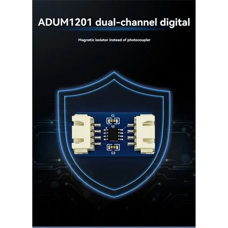 ABZZ-10PCS Serial Digital Isolator Module ADUM1201 Magnetic Isolation SPI CAN Bus Transceiver Signal Isolation