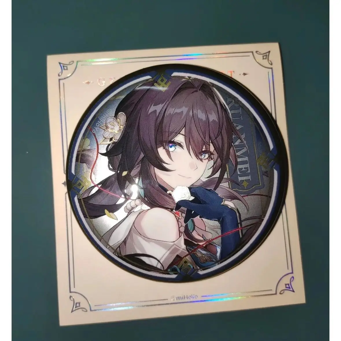 

Anime Honkai: Star Rail Ruan Mei Cosplay Series Backpack birthday Gift Cute ornament decorate Laser 58mm tinplate Brooch