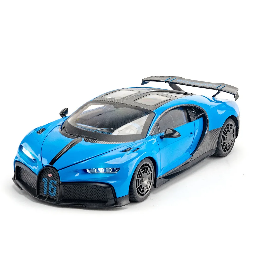 1:18 Chiron SPORT Alloy Sports Model Diecasts Metal Racing Super Car Model Sound and Light Simulation Toys Gift