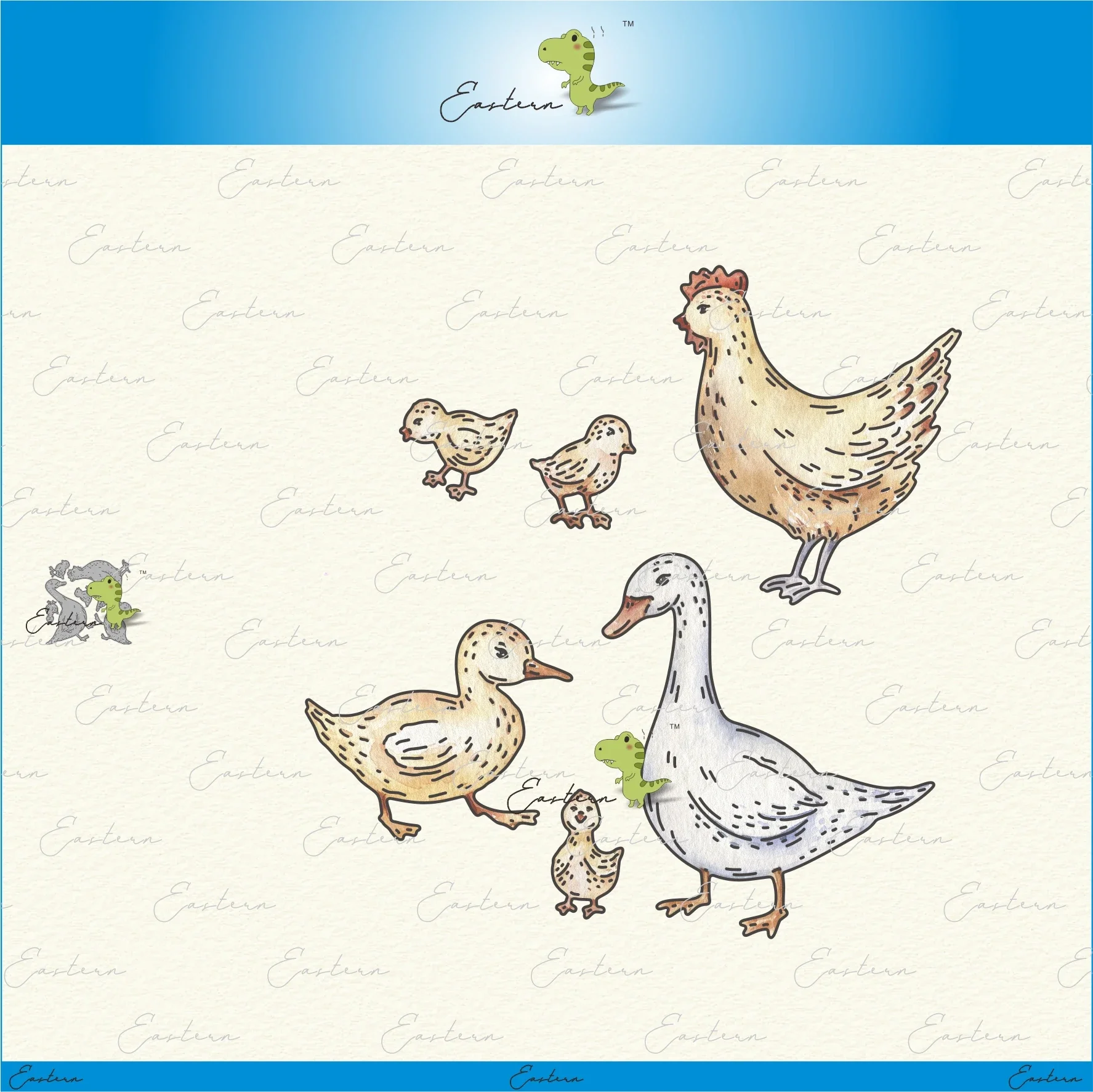 Farm Birds metal cutting dies 2022 new DIY  molds Scrapbooking Paper Making die cuts crafts  Printed Sheet