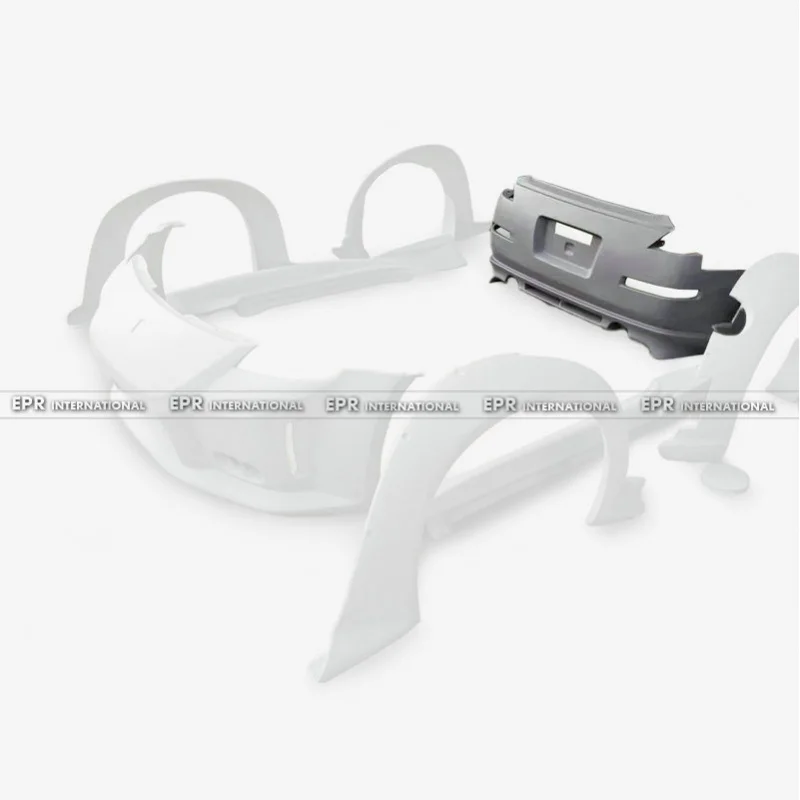 لنيسان 350Z - VS Style ألياف الراتنج جسم عريض محيطي كامل (المصد الأمامي، المصد الخلفي، قوس العجلة، تنورة جانبية) #3