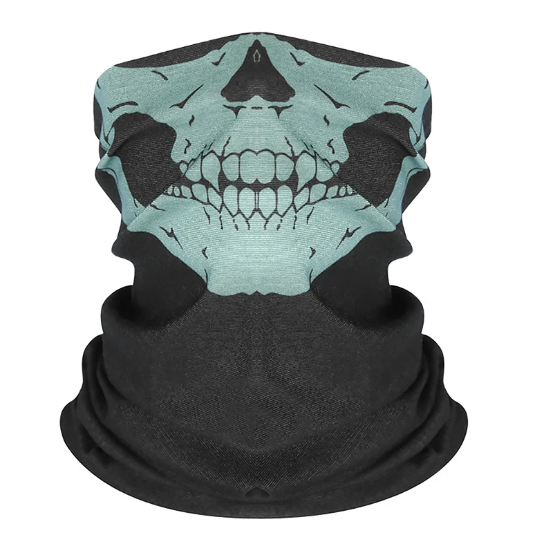 

Motorcycle Headgear Cap Men Balaclava Multi-function Skull Face Mask Bicycle Mask Shield Sunscreen Halloween Mask