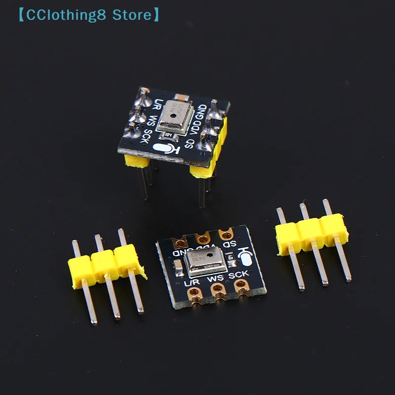 INMP441 Omnidirectional Microphone Module MEMS Sensor 24 Bit High-precision Low-power I2S Digital Output Sensor Module【AliS8】