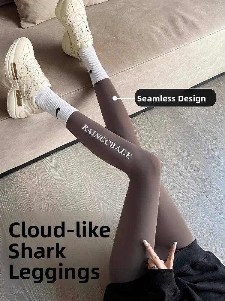 

Женские леггинсы для фитнеса и йоги с высокой талией, осенне-зимняя новинка, дизайн «Ark Skin», с эффектом утяжки живота и подтяжки ягодиц, базовый слой