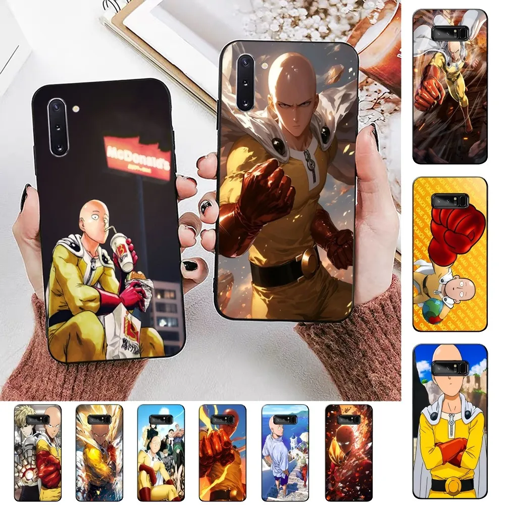 Anime O-One P-Punch M-Man Phone Case For Samsung Note 8 9 10 20 Pro Plus Lite M 10 11 20 30 21 31 51 A 21 22 42 02 03