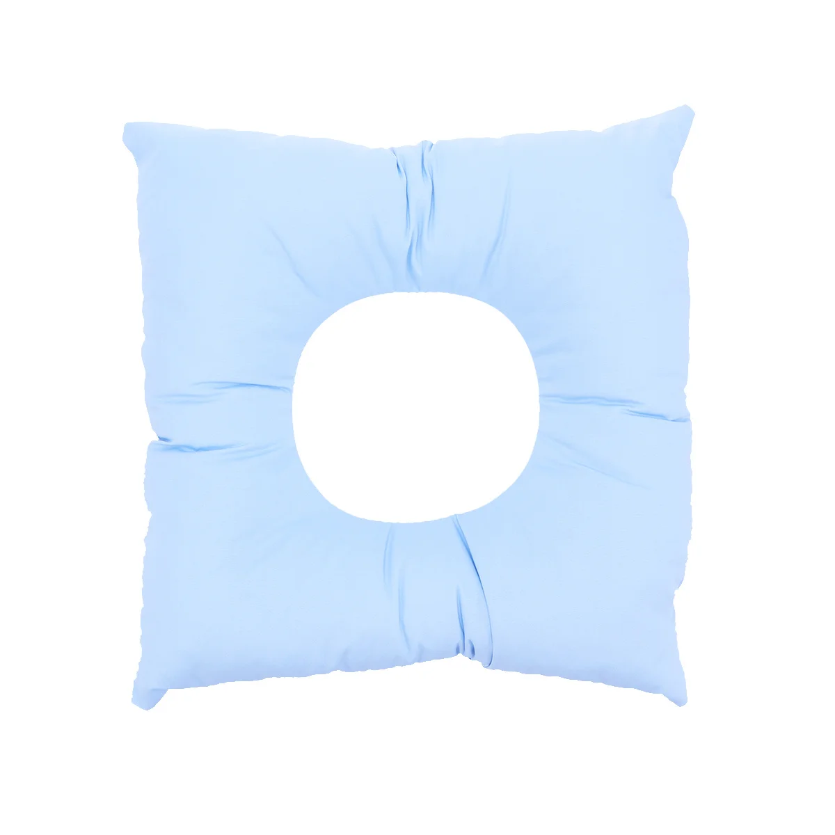 

Blue Square Cotton Face Massage Pillow Soft Comfortable Spa Beauty Cushion Headrest Pad for Massage Bed Relaxation