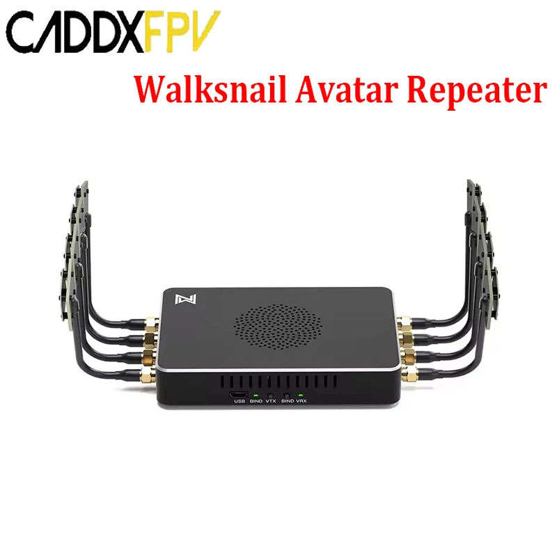 CADDX Walksnail Avatar Repeater Long Distance Enhanced Signal High-definition Video Transmission Repeater