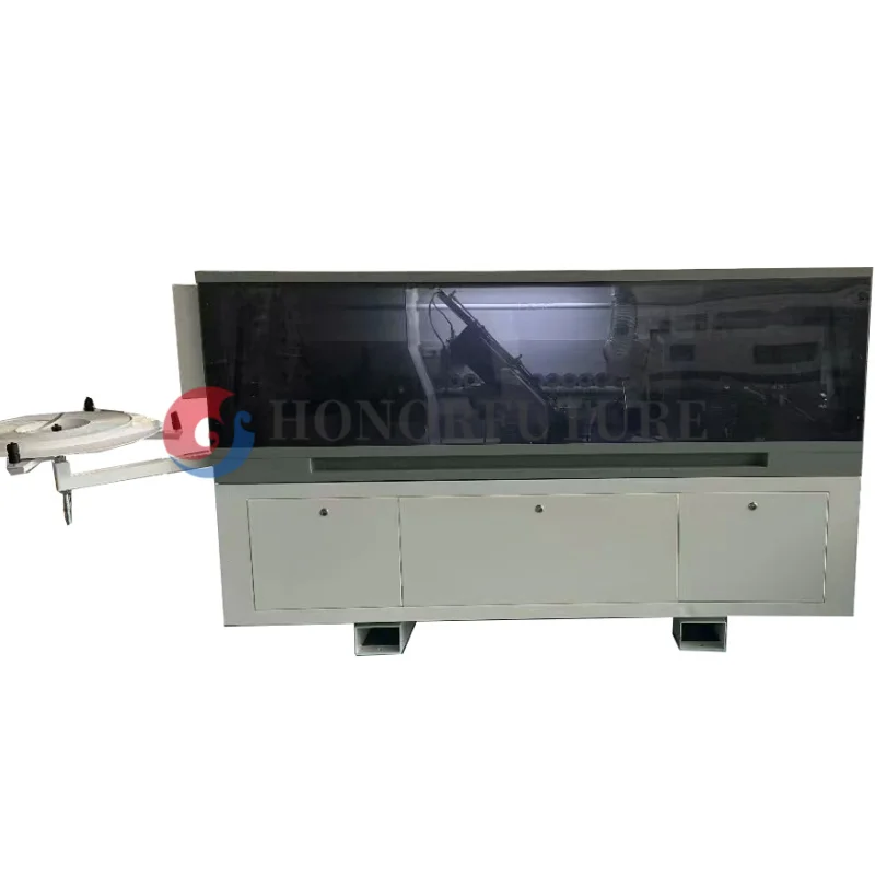 Small Automatic Edge Banding Machine Straight Edge Bander Machine with Trimming