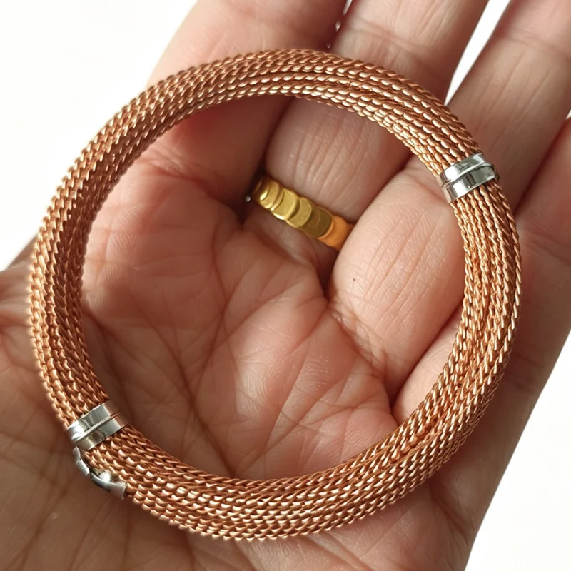 0.8mm 20 Gauge 23Ft Twist Jewelry Wire, Copper Craft Wire Copper Beading Wire for Jewelry