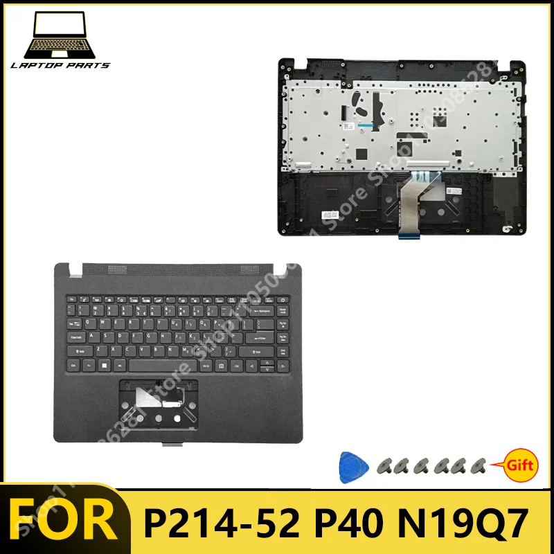 For P214-52 P40 N19Q7 Laptop Palmrest with Keyboard/C Keyboard New replacement parts