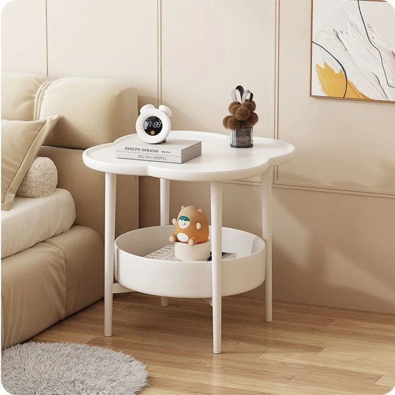 1 pièces trèfle à quatre feuilles côté canapé plusieurs chambres petite Table salon Table de rangement créatif balcon Double couche Table basse