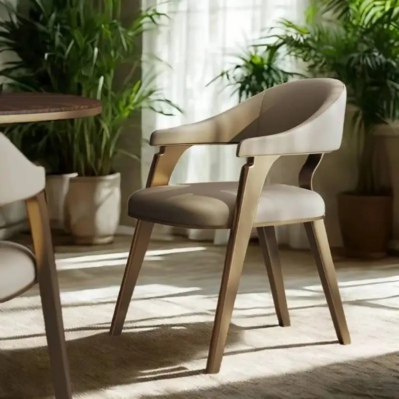 

Luxury Designer Dining Chairs Italian Arm Rest Kitchen Living Room Dining Chairs Office Nordic Sillas Para Comedor Furniture