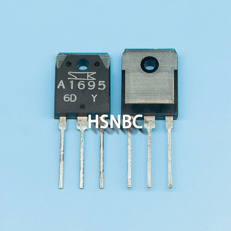 2Pairs(4Pcs)/Lot 2SA1695 A1695 + 2SC4468 C4468 TO-3P Silicon PNP + NPN Epitaxial Planar Transistor 100% New Imported Original