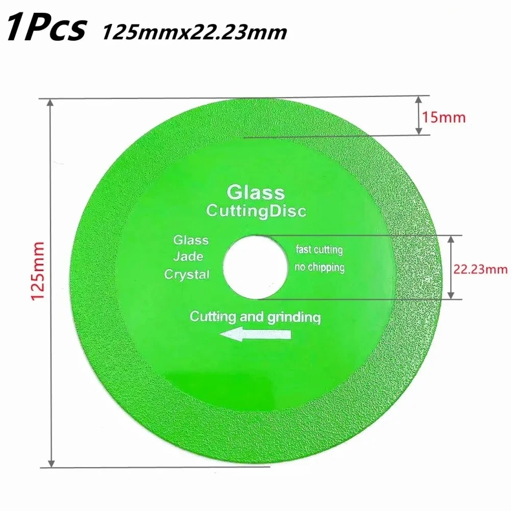 1Pcs Glas Trennscheibe Ultra-dünne Sägeblatt 100/115/125*22,23mm Diamant Jade wein Flasche Keramik Polnischen Winkel Grinder Maschine – Detail 3