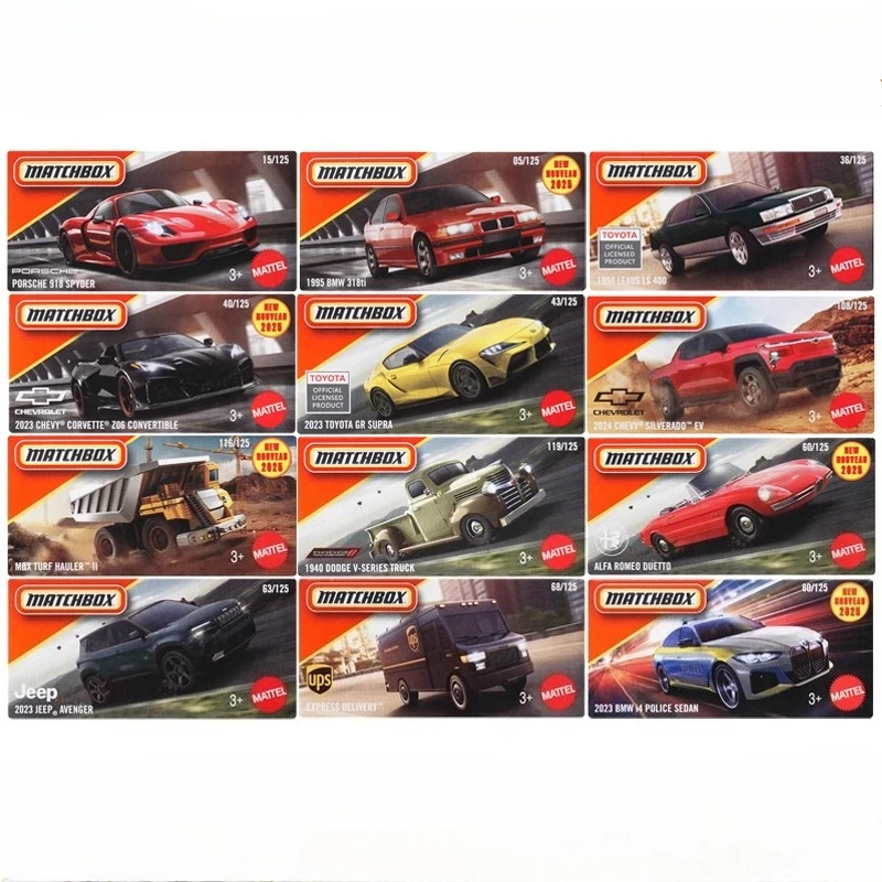 En Stock, coche Matchbox genuino 1/64 empaquetado en caja Lexus Ls 400 Ford Bronco Dodge serie V, camión, modelo de vehículo, juguetes para niños, regalo