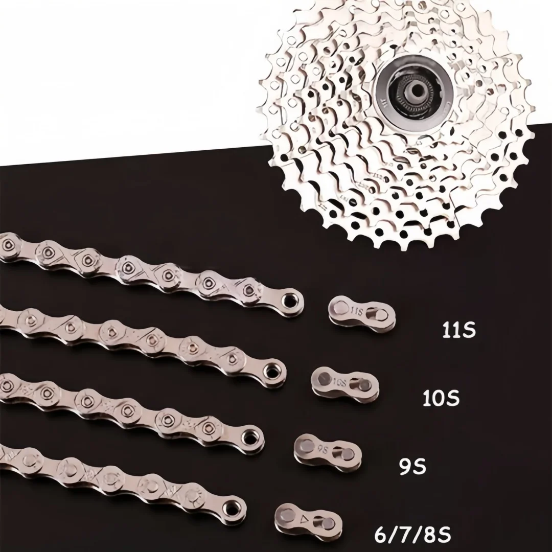 5 Paar 6/7/8/9/10/11-Gang Fahrradketten-Metallverbinder Schnellverschluss Fahrradkettenglied für Fahrradzubehör – Detail 5