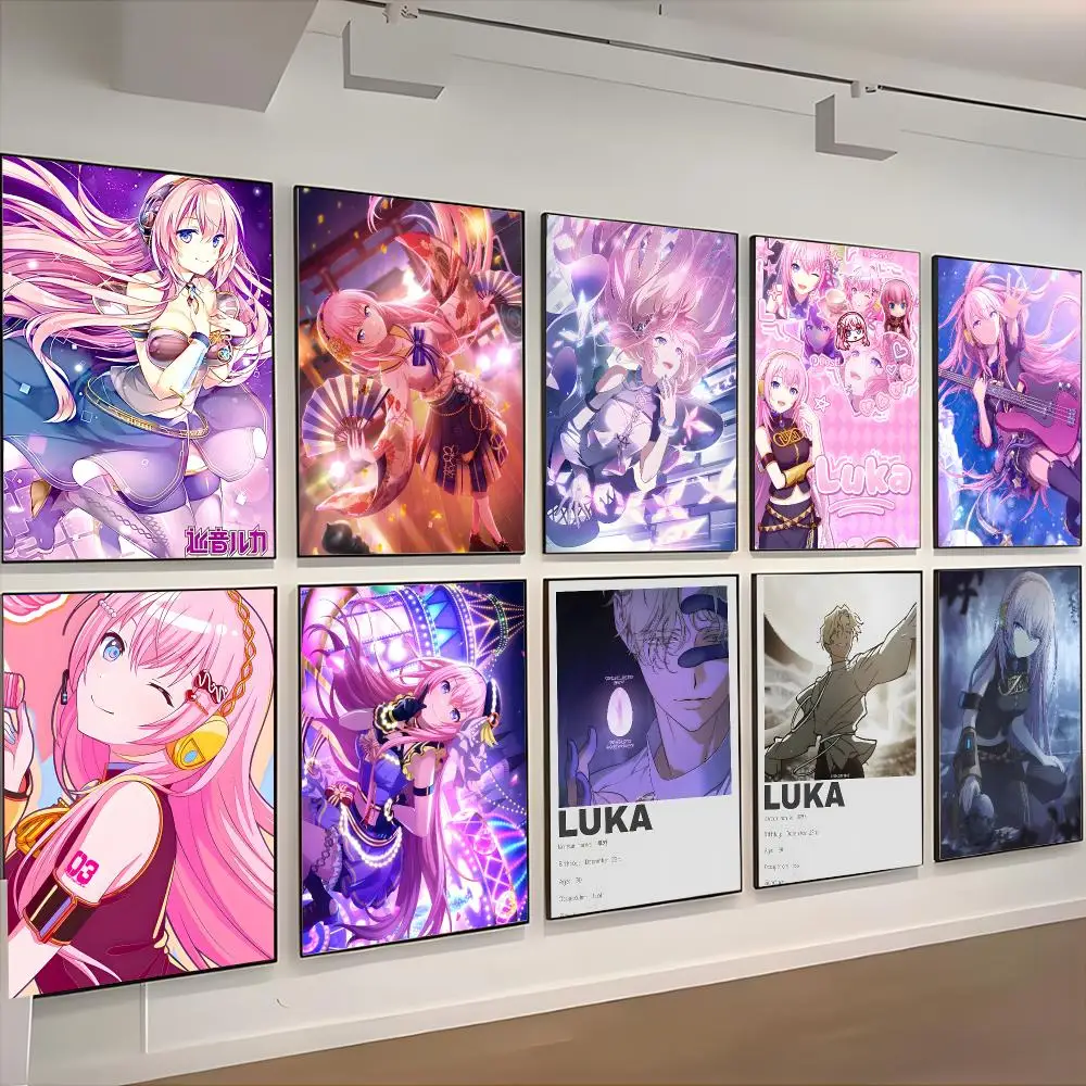 Virtual S-Stage Luka Poster Retro Kraft Paper Sticker DIY Room Bar Cafe Aesthetic Art Wall