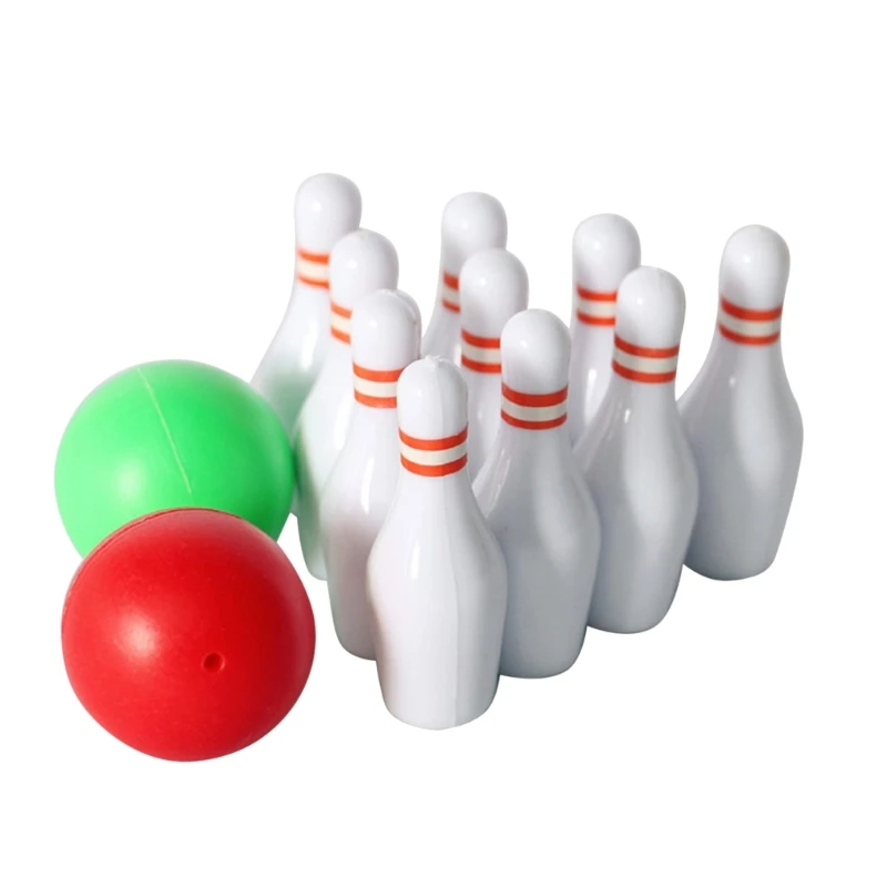 Bowlingset Voor Kinderen, Met Flessen Van 10 Stuks En Bowlingballen Van 2 Stuks Met Educatief Model Voor Vroege Ontwikkeling Voor Babyhuisdecoratie