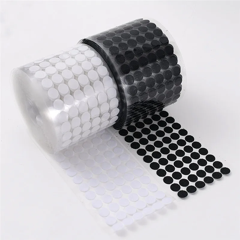 Dot Sticker Self Adhesive Fastener Hook and Loop Tape 10/15/20/30mm Belcro Adhesivo Strong Glue Sticker Doule Side Tape