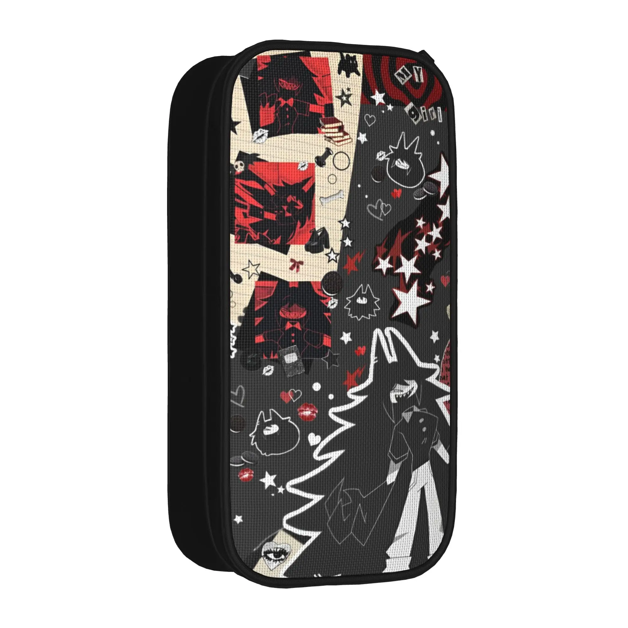 New Miss Circle Pencil Case Fundamental Paper Education Pencil Pouch Pen Box Big Capacity Bags School Zipper Stationery