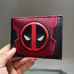 New Movie Deadpool wallet Student card bag Short coin wallet Decor Toy Cosplay Props Collection Gifts