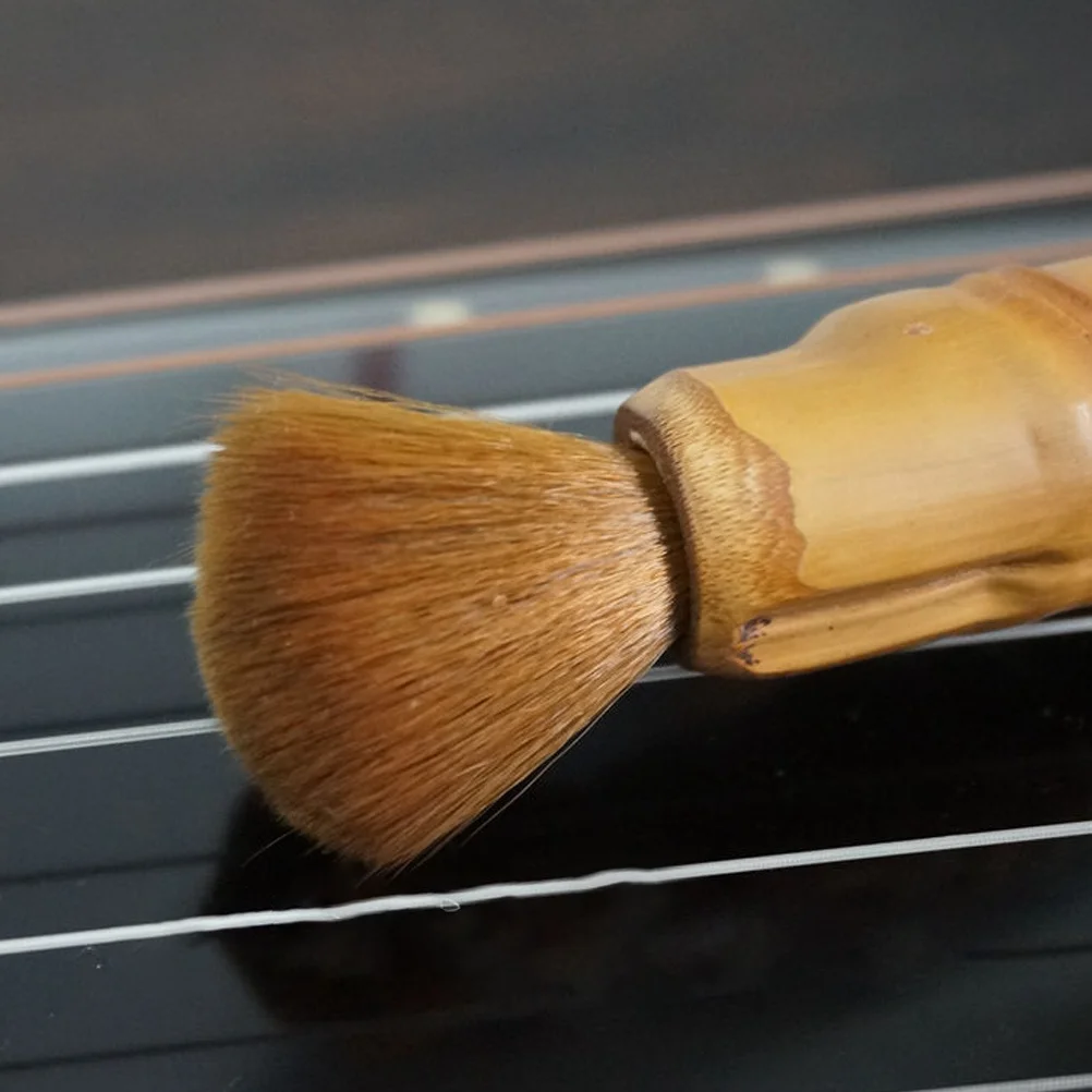 Guzheng escova de limpeza de cerdas compactas fornecimento de limpeza para guzheng guqin dulcimer instrumento ferramenta de remoção de poeira