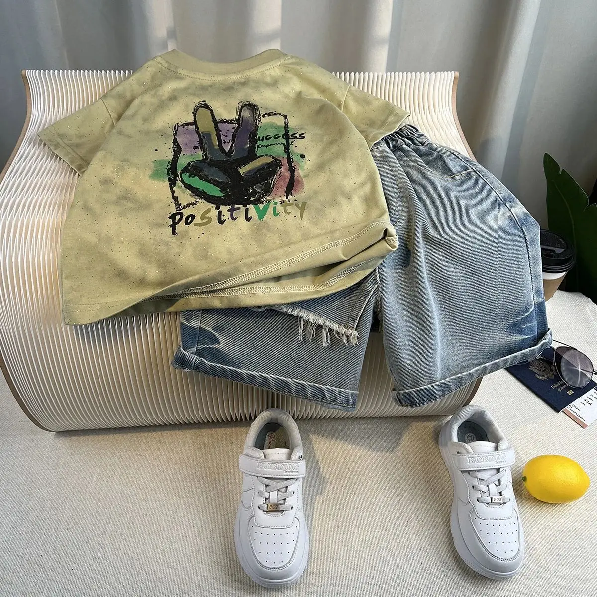 

New Summer Baby Boys Clothes Children Cartoon Crocodile Tie T Shirt Shorts 2Pcs/Sets Toddler Fashion Costume Kids Tracksuits