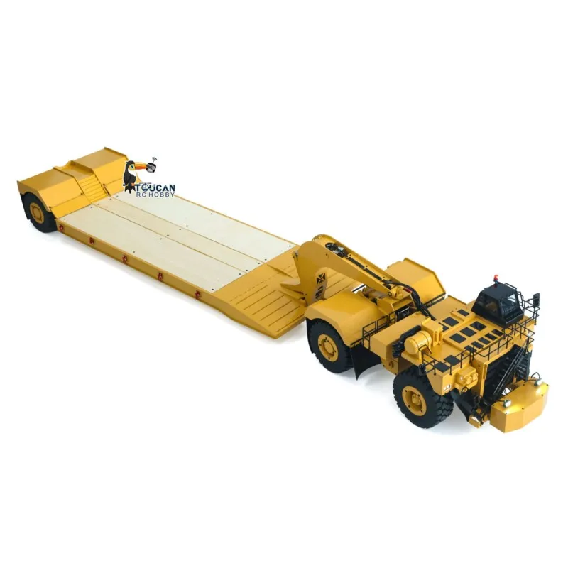

RC Heavy Duty Hydraulic Mining Trailer Metal 1/20 C739D PRO Gooseneck Car Remote Control Construction Machine RTR Battery