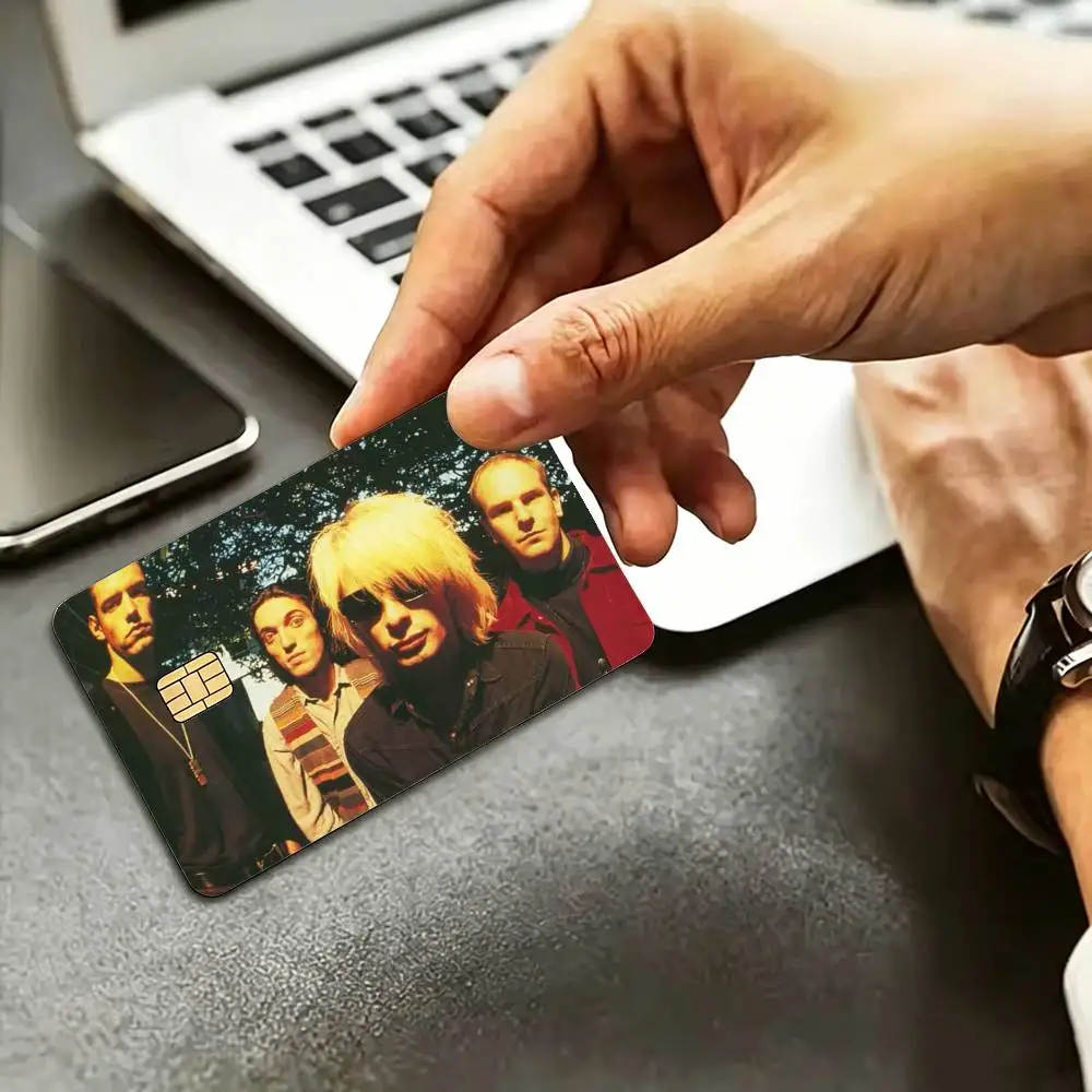 R-Radiohead In Rainbow Rock Band HD Credit Card Stickers Game Card Decal Small Chip Waterproof Sticker Gift Decor